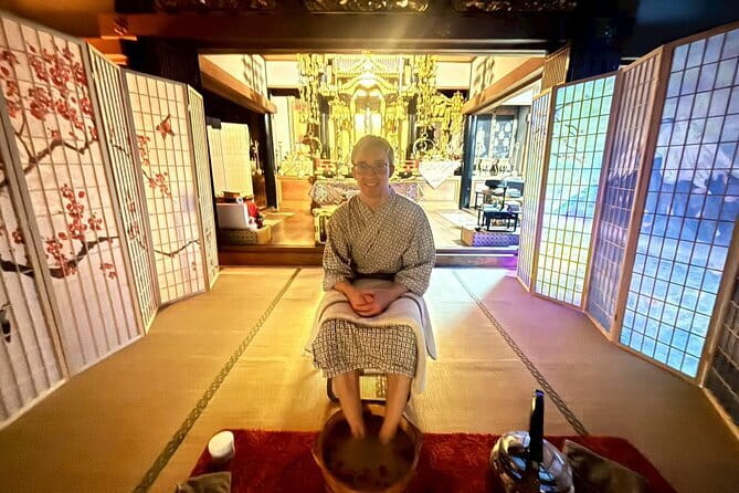 Osaka:Zen Tea Ceremony and Foot Bath Experience<45min> - The foot bath with scrub massage: the body reset you feel quickly