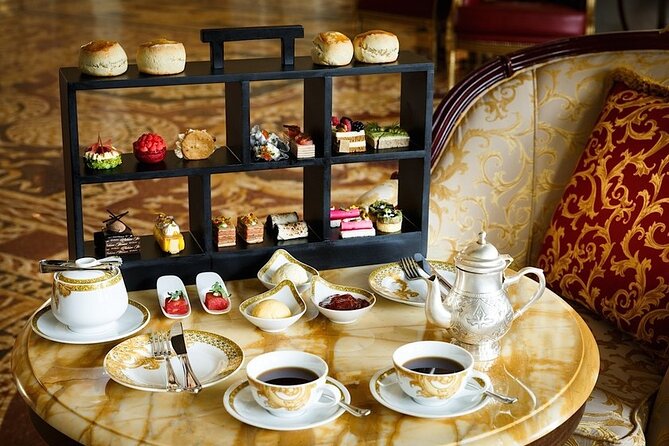 Palazzo Versace Dubai Afternoon Tea - Views over Dubai Creek and the pool: why the windows are the real luxury