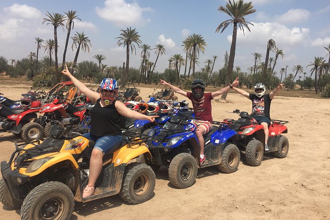 Private Quad Biking Safari In The Palm Grove Of Marrakech And Berber Home Tea - Getting on the quads: instructions, safety basics, and the ride rhythm