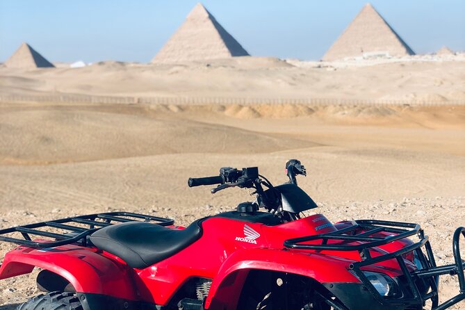 Quad Bike ATV Tours in Desert of Giza Pyramids with Egyptian Tea - Key highlights at a glance