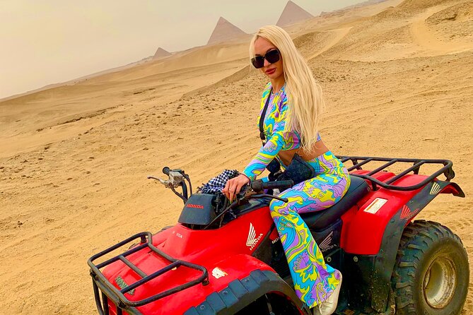 Quad Bike ATV Tours in Desert of Giza Pyramids with Egyptian Tea - ATV condition, helmets, and your comfort checklist