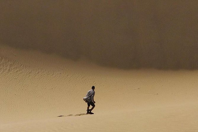 Sunset Sandboarding & Mint Tea in Timlaline Dunes - The Drive From Agadir: Tamraght and Taghazout on the Way