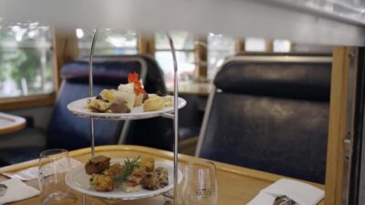 Sunshine Coast:Silver Bullet High Tea at Mary Valley Rattler - Getting on board at Gympie Historic Station (10 Tozer St)