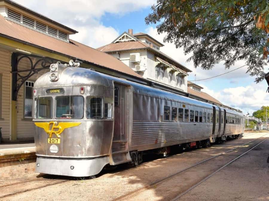 Sunshine Coast:Silver Bullet High Tea at Mary Valley Rattler - Dagun Station break: 30 minutes to stretch and reset