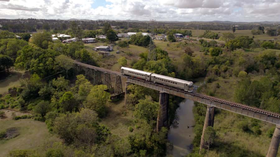 Sunshine Coast:Silver Bullet High Tea at Mary Valley Rattler - Seating, booths, and the reality of shared space