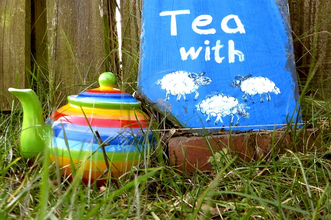 Tea with Naughty Sheep - Price and value: $102.98 for small-group tea with animals