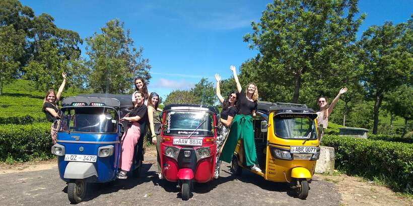 Tuk-Tuk Safari Liptons seat,Tea Fields Hike,TeaFactory Tour - Tuk-Tuk Safari Through the Hills: The Wind-in-Your-Hair Part