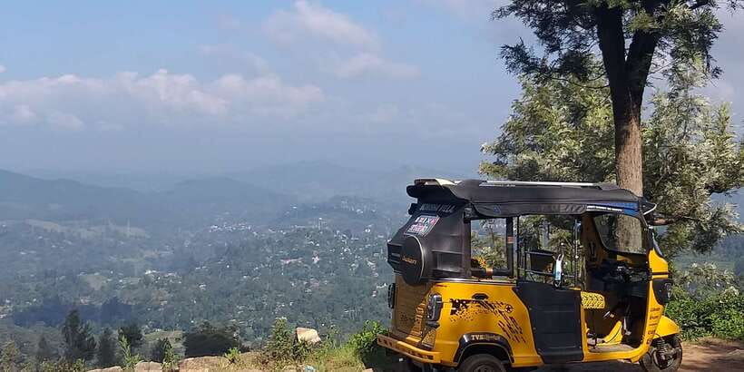 Tuk-Tuk Safari Liptons seat,Tea Fields Hike,TeaFactory Tour - The Tea-Making Steps You’ll Hear (and Taste in Your Head)