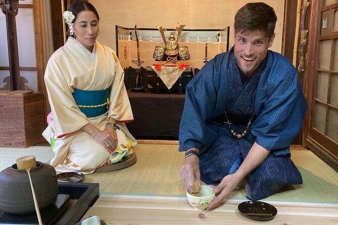 Visiting to Katsura Imperial villa and tea ceremony experience - Antique kimono fitting at the shop: an experience before the villa