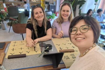Xi'an Calligraphy & Tea Ceremony - Dive into Ink & Brush Artistry - Your Practice Station: Writing Strokes and Characters That Mean Something