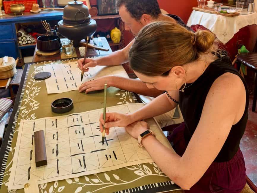 Xi'an Chinese Calligraphy Workshop: Ink Art & Tea Tasting - A quick history thread: characters and why they feel different